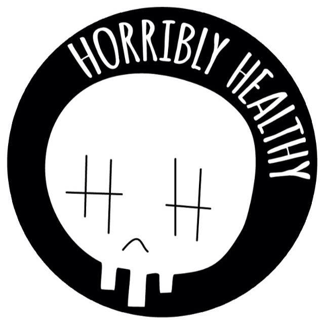 Horribly Healthy Logo Buy Vegan